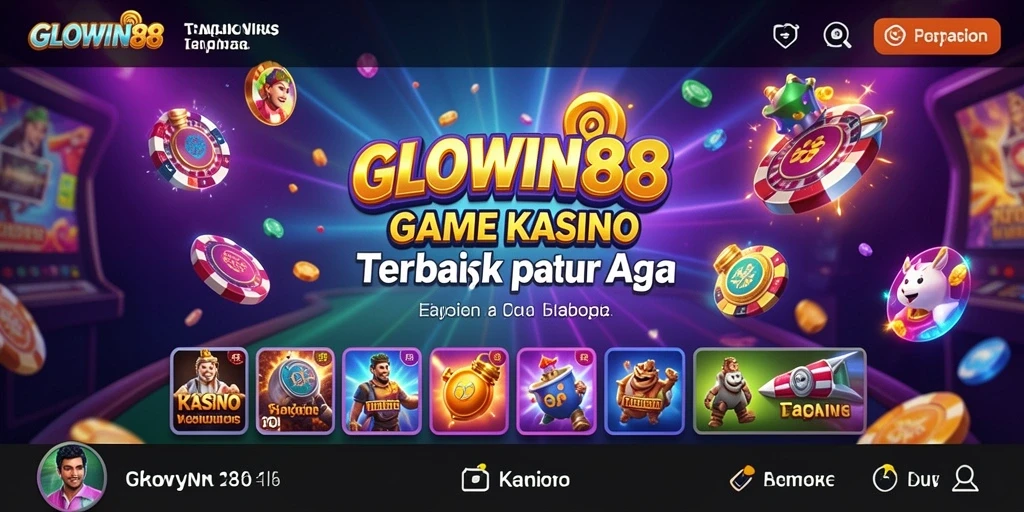 Screenshot GLOWIN88 menampilkan gameplay yang mendebarkan dan grafik berkualitas tinggi.