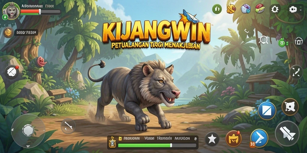 Tampilan gameplay KIJANGWIN yang memukau dan luas.