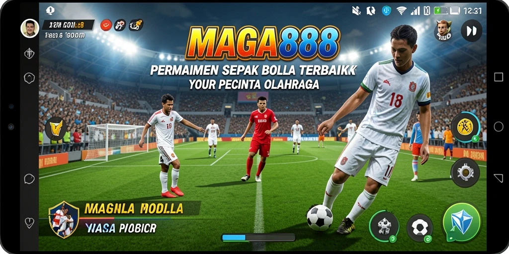 Gameplay MAGA888 yang mendebarkan dalam dunia sepak bola.