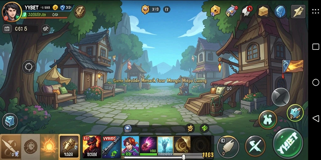 Tampilan gameplay YYBET yang seru dalam genre Idle.
