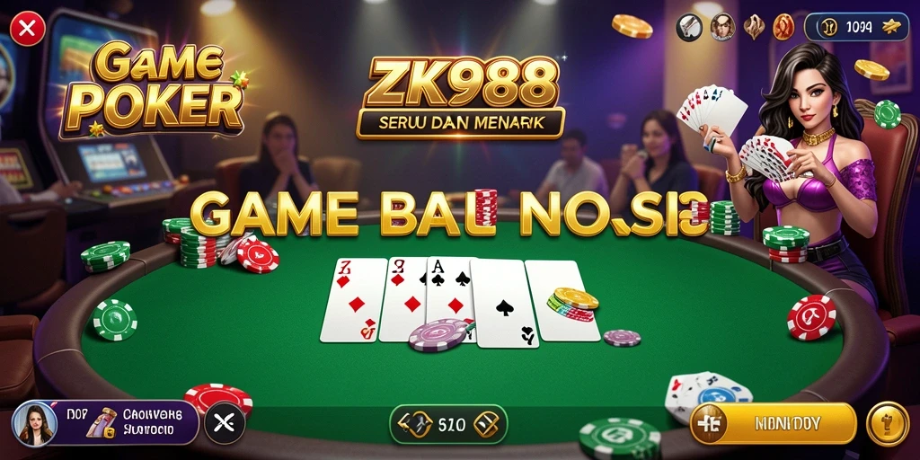 Tampilan dinamis dan gameplay seru di ZK988.